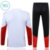 Tyskland Trænings Sweatshirt 2026-27 Kvart-Zip Hvid TIL Børn